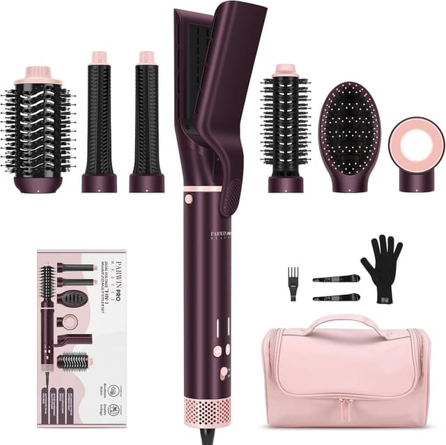 Detalle de PARWIN PRO BEAUTY MaxAIR 2.0 7 in 1 Air Styler multistyler Jasper Plum