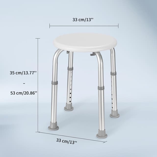 Thumbnail 6 de Duschhocker mit Höhenverstellung 34-52 cm