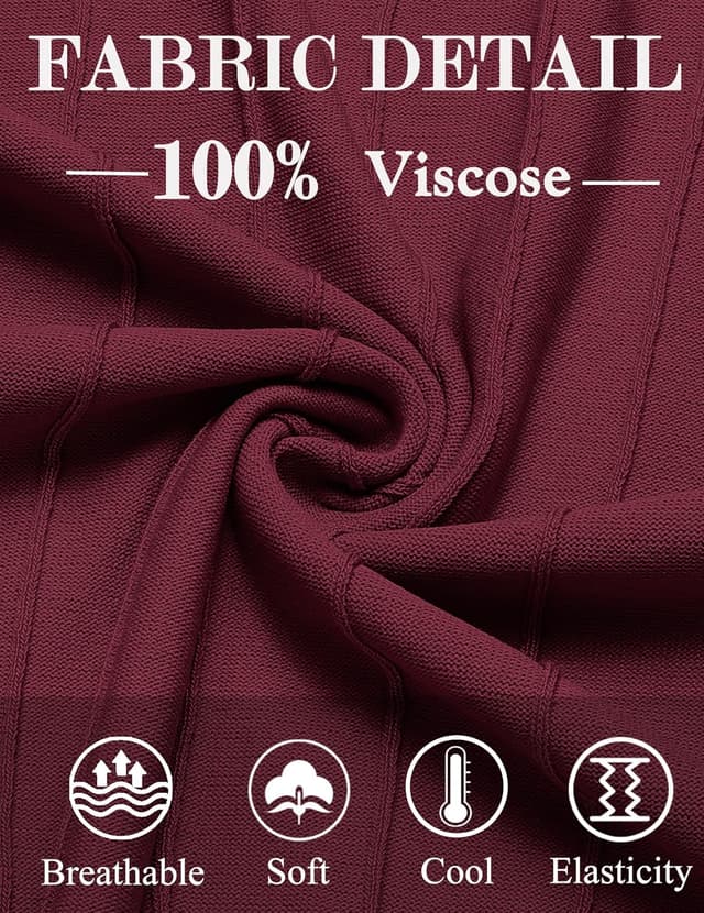 Detalle 2 de COOFANDY Men's Knit Crewneck Short Sleeve T-Shirt