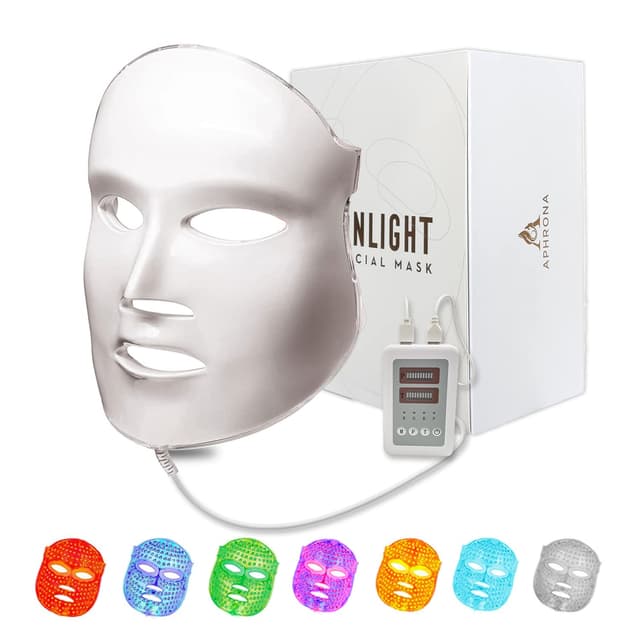 Detalle de Aphrona MOONLIGHT PRO LED Facial Mask 7-Color 🎭
