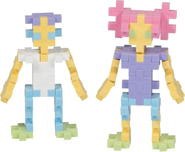 Detalle 2 de PLUS PLUS Building Blocks Toy (240 pcs) pastel creative STEM play for ages 5+
