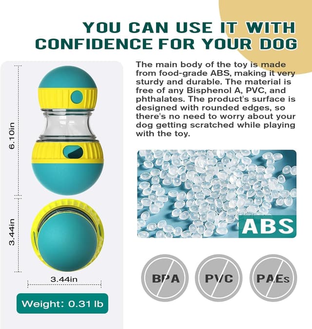 Thumbnail 4 de Speedy Panther Interactive Treat Dispensing Ball for Dogs