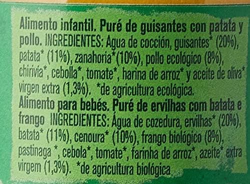 Thumbnail 9 de GERBER Organic Guisantes, Patata y Pollo 6x190g 🥦