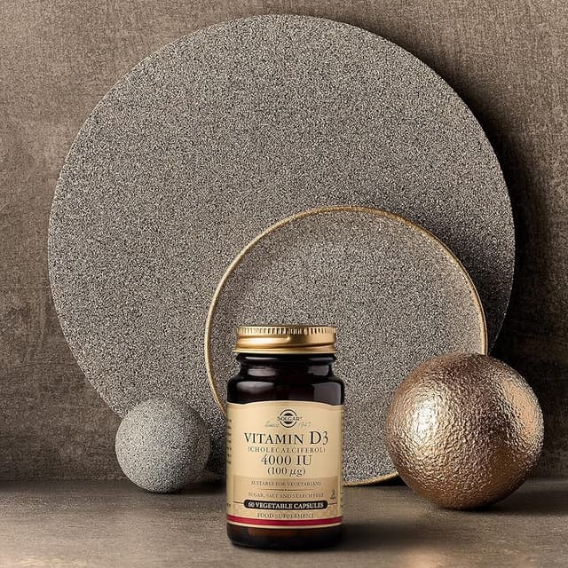 Detalle 2 de Solgar Vitamina D3 4000 UI 60 cápsulas 🍊