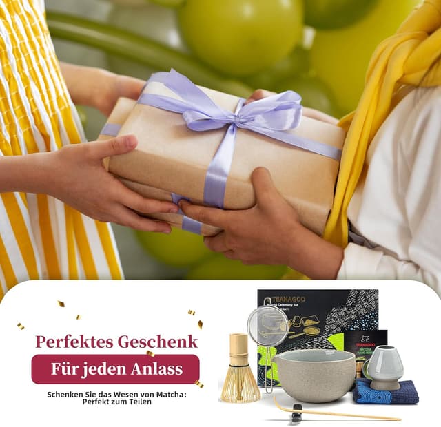 Detalle 2 de TEANAGOO Matcha Set 7-teiliges Starterkit