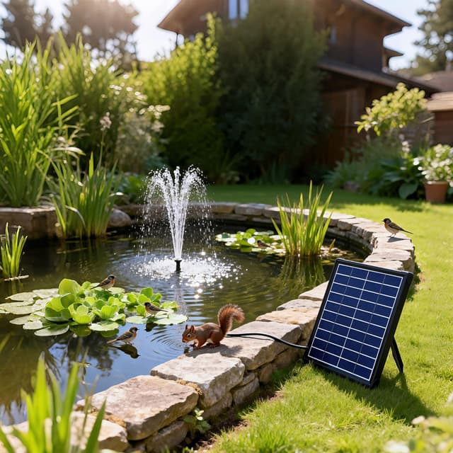 Thumbnail 5 de Biling 6W Solar Water Pump 3000mAh backup 🌊