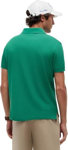 Detalle 2 de Tommy Hilfiger Adaptive polo de manga corta para hombre Regular Fit con botones, verde Nouveau Green (XXL)