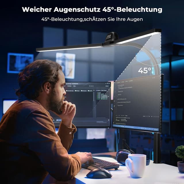 Detalle 2 de JVURICE Schreibtischlampe 90cm