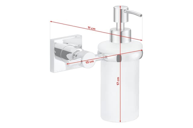 Detalle 2 de tesa 40255-00000-00 Dispensador de jabón Cromo Squared