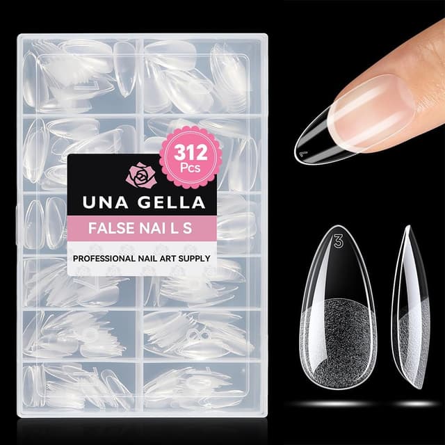 Detalle de UNA GELLA Medium Almond Gel Nail Tips