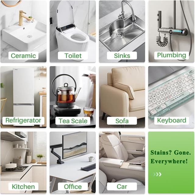 Thumbnail 5 de Powomao Melamine Cleaning Sponge 50Pcs