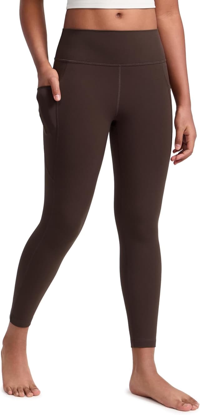 Detalle de CRZ YOGA Butterluxe : jambières athlétiques pour fille à taille haute avec poches