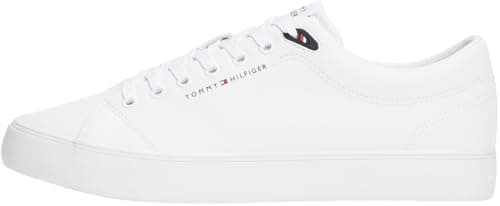 Detalle de Tommy Hilfiger Core Low Sneaker piel blanco 41