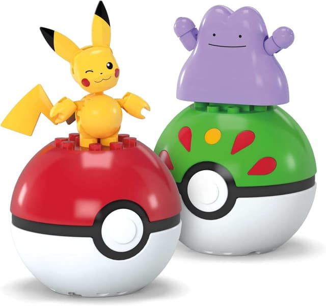 Detalle de MEGA Pokémon Set de Construcción con Pikachu y Ditto