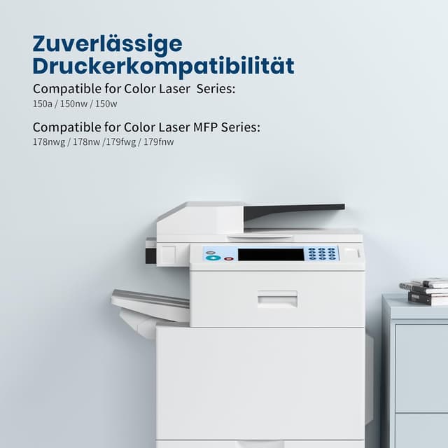 Detalle 1 de HP 117A Toner-Set Schwarz Cyan Gelb Magenta