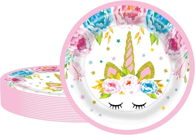 Detalle 1 de POPOYU Unicorn Party Cups 9oz 250ml