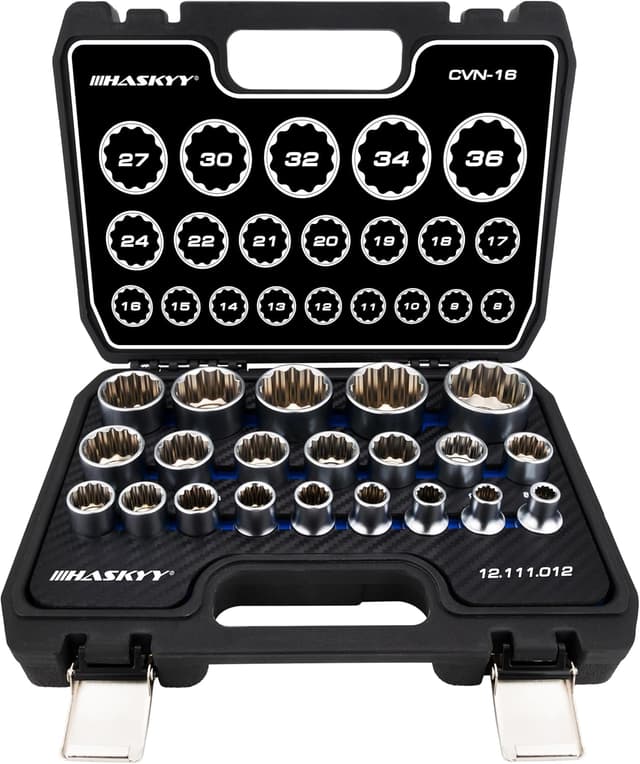 Imagen de HASKYY 21PCS jeu de douilles 8‑36 mm en OfertitasTOP