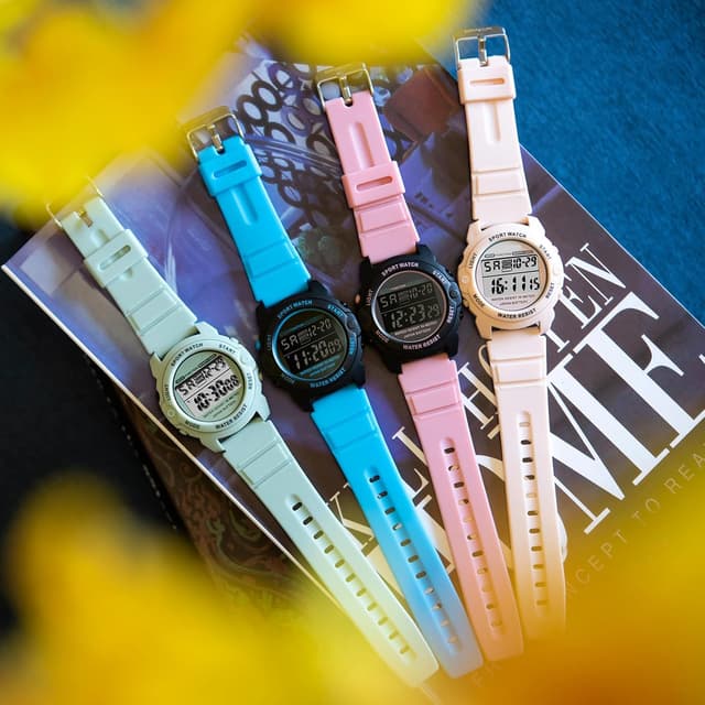 Thumbnail 2 de findtime Rosa Digitaluhr