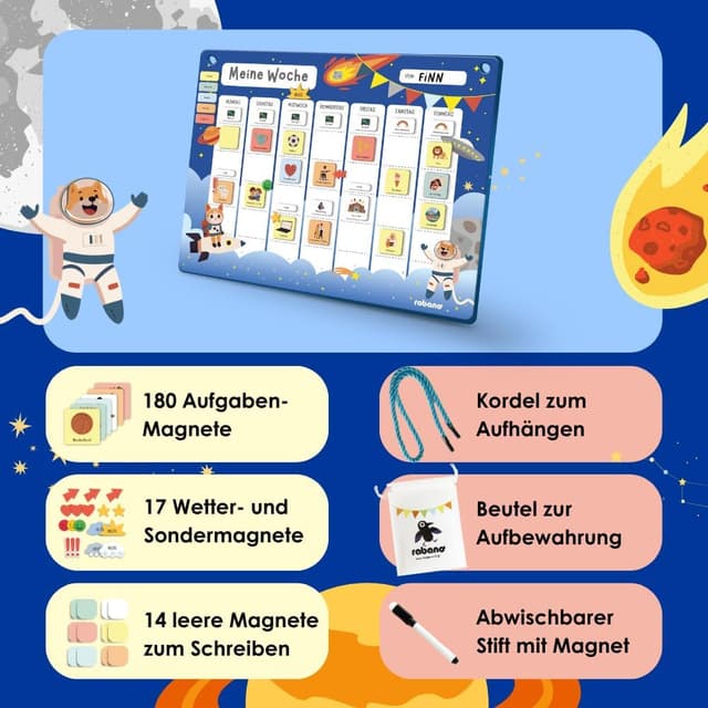 Thumbnail 5 de Rabano Art Wochenplaner 200 Magnete 🗓