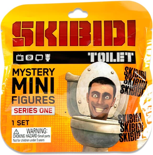 Detalle 2 de Skibidi Toilet Mystery Figures – Personaggi da collezione ufficiali, Serie 1 (1 pezzo, modelli assortiti)