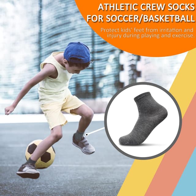 Thumbnail 3 de GENTABY Boys Sports Socks 15 Pairs