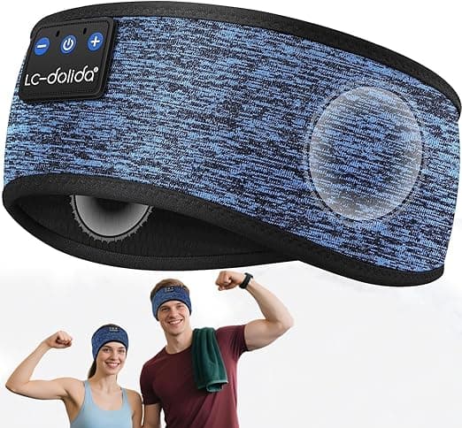 Detalle de LC-dolida Auriculares Bluetooth 5.4 para Dormir y Deporte