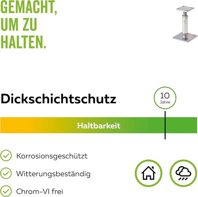 Thumbnail 3 de Alberts 212391 Anclaje regulable 150–190 mm ðŸ›