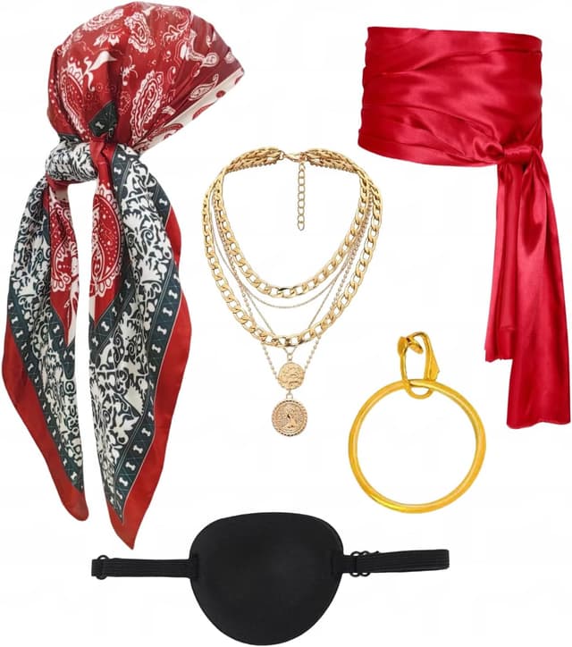 Imagen de Kasahara Ensemble Accessoires Pirate Déguisement en OfertitasTOP