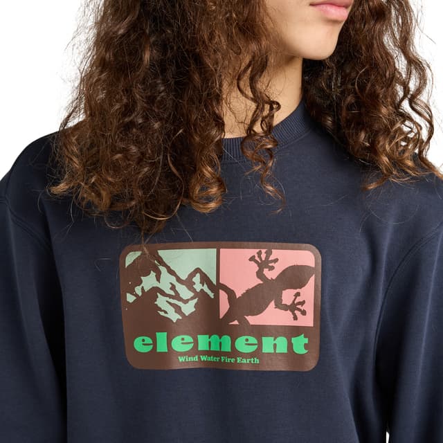 Detalle de Sudadera de hombre Element Memory Cr Element (algodón y poliéster reciclados)