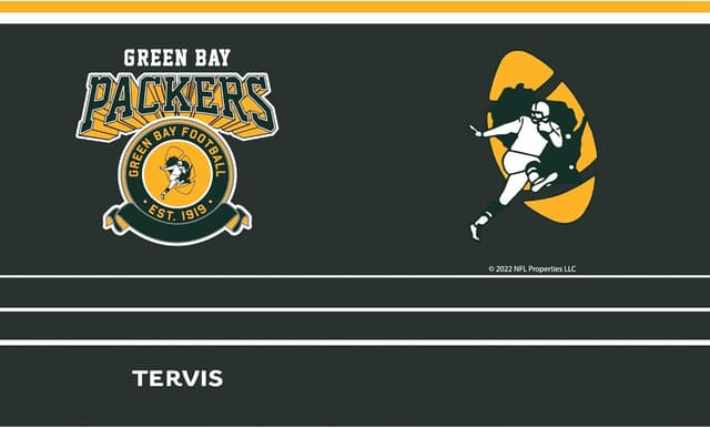 Detalle 2 de Tervis Traveler NFL Green Bay Packers Vintage Triple Insulated Tumbler (20oz) – Keeps Drinks Cold & Hot