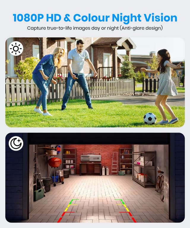 Detalle de AUTO-VOX Solar Wireless Backup Camera System with 5-Inch 1080P HD Monitor