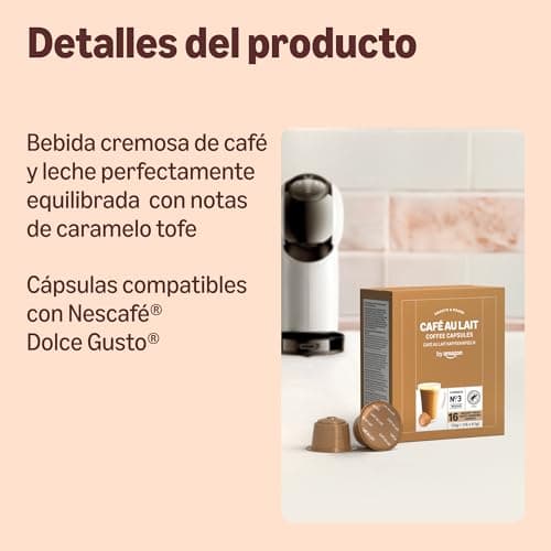 Thumbnail 1 de by Amazon Café au Lait DOLCE GUSTO 48 capsules ⚡