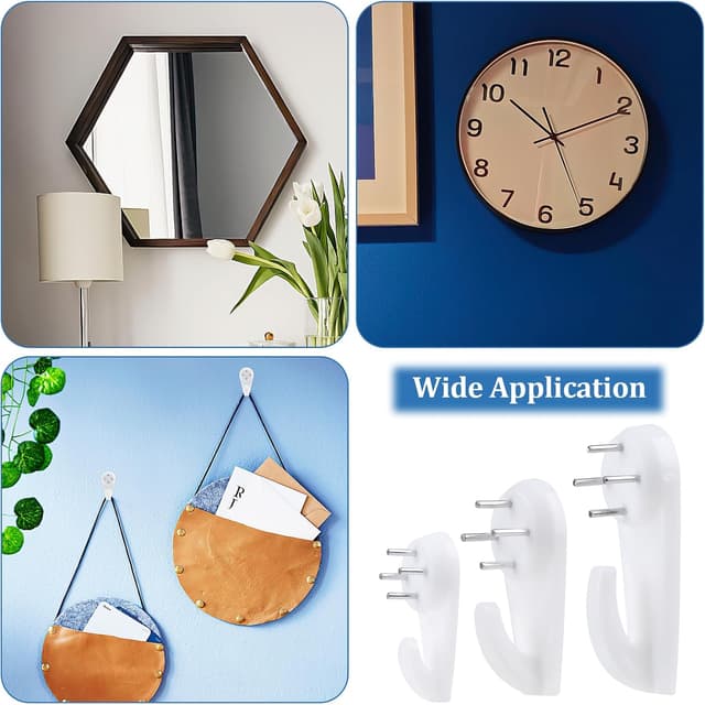 Thumbnail 6 de Non-Trace Picture Hooks 70pcs hanging kit 🖼