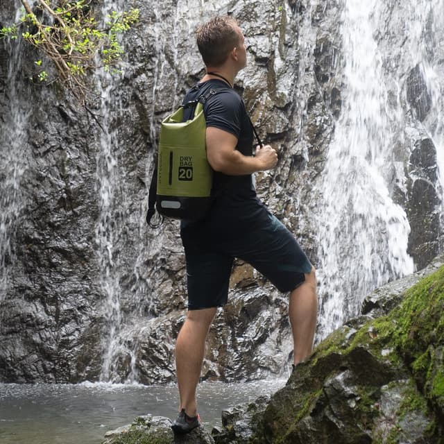 Detalle 2 de Waterproof Dry Bag Waterproof Backpack Dry Sack (5L, 10L, 20L, 30L) with Adjustable Shoulder Straps