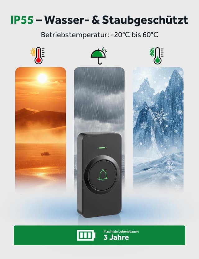 Thumbnail 1 de AVANTEK BA-11 kabellose Türklingel 300 m