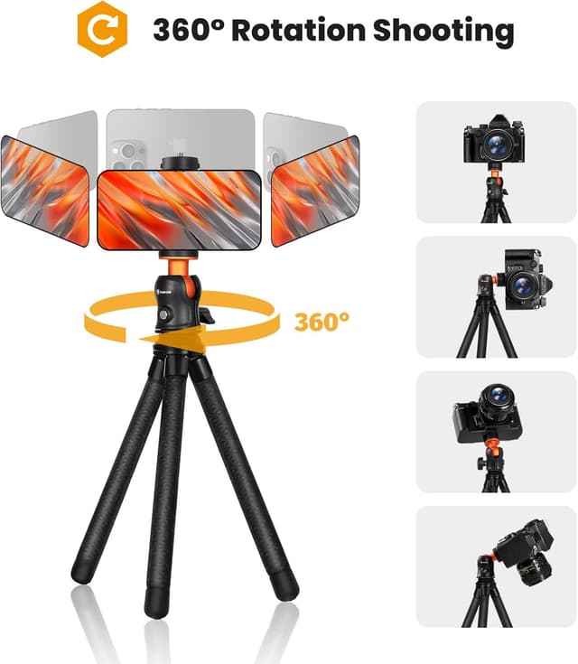 Thumbnail 3 de TARION Oktopus Stativ 1/4 Zoll Kugelkopf