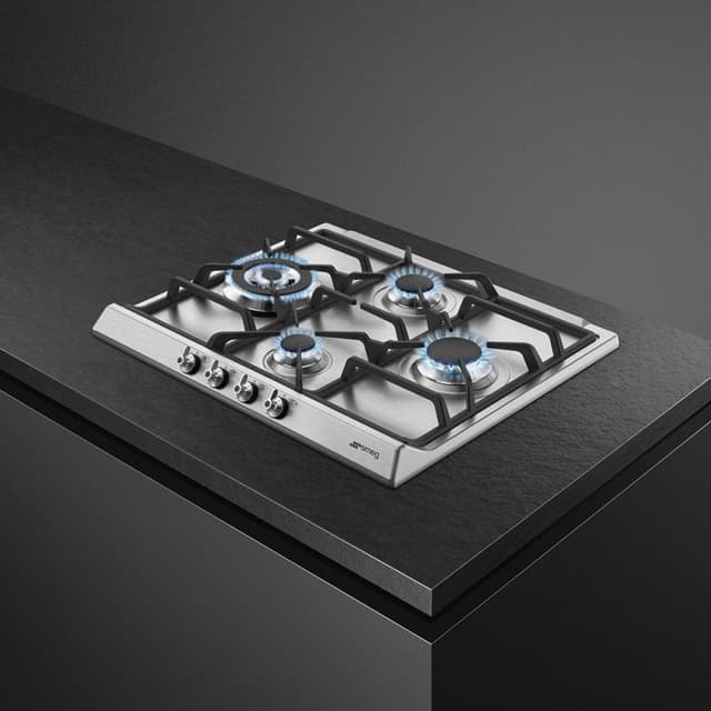 Detalle 2 de Smeg SER60SGH3 Placa de gas 4 zonas 60 cm