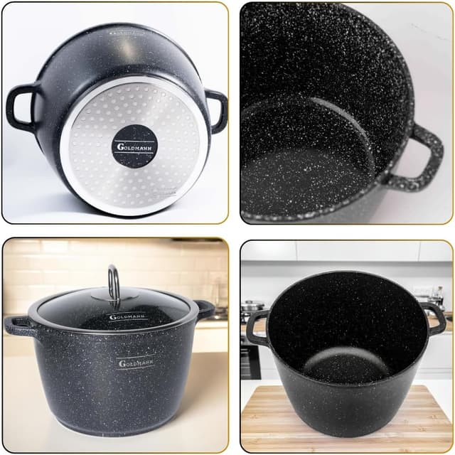 Detalle de Goldmann Aluguss-Kochtopf 24 cm, 6,2 l