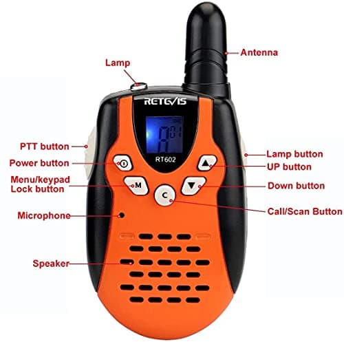Thumbnail 1 de Retevis RT602, talkie-walkie enfant, lampe de poche