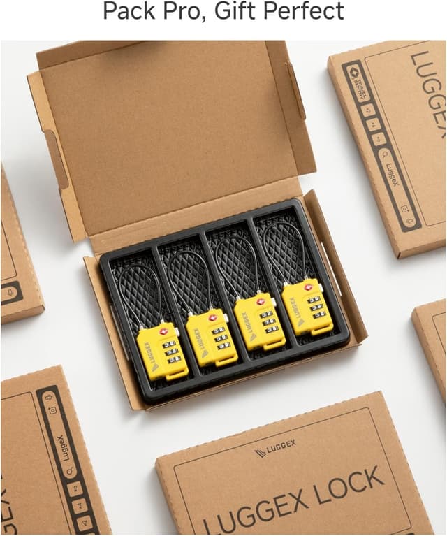 Thumbnail 4 de LUGGEX Suitcase Locks TSA-approved 4-pack 🔒
