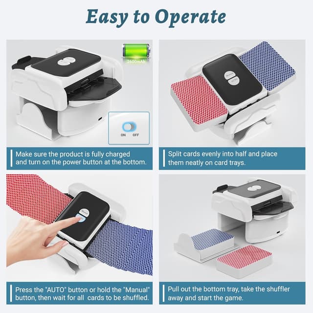 Thumbnail 3 de Holiky Automatic Card Shuffler 2-deck ♣