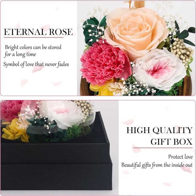 Thumbnail 5 de CSYY Ewige Rose Glas Infinity