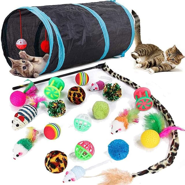 Imagen de Speedy Panther 21-piece cat toy set 🐱 en OfertitasTOP