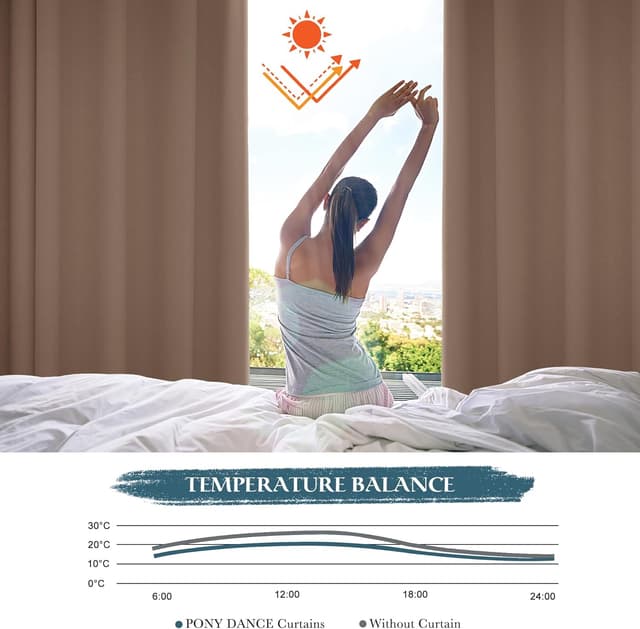 Detalle 1 de Tende oscuranti termiche PONY DANCE 2 pezzi