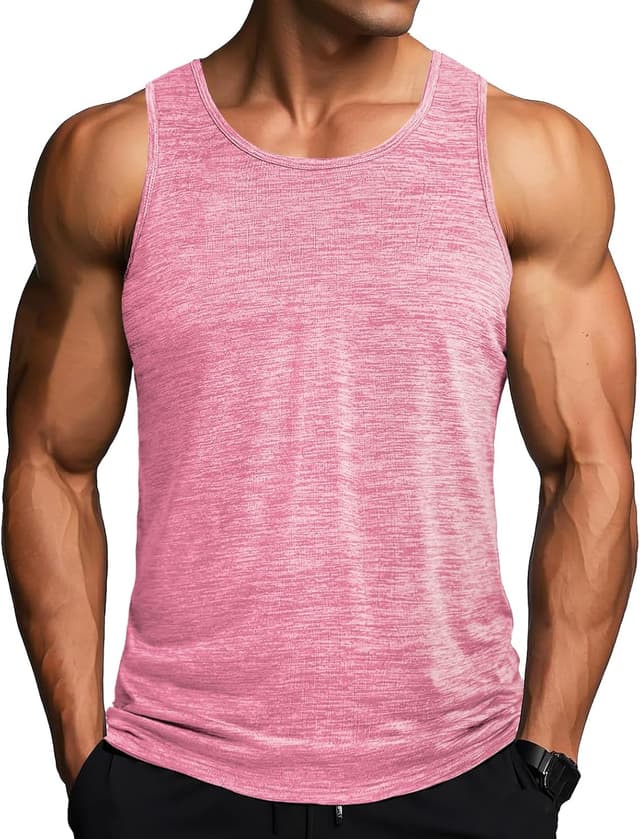 Detalle de MAGCOMSEN Herren Tank Tops Leichtes Quick-Dry Achselshirt (Ärmellos) für Sport & Outdoor