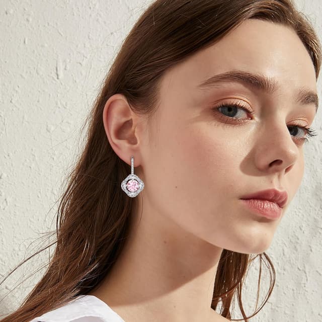 Detalle 2 de Ohrringe jiamiaoi 925 Silber mit 18K