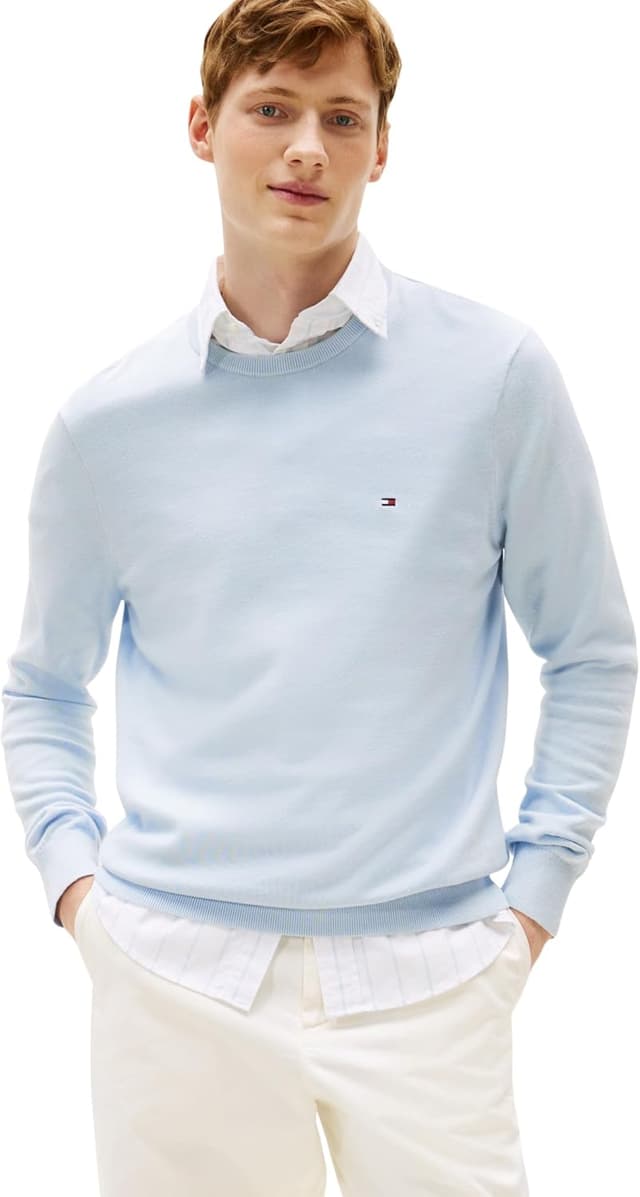 Thumbnail 6 de Tommy Hilfiger Pullover Essential Cotton Scollo Rotondo
