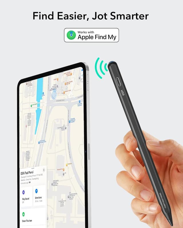 Detalle 2 de ESR Geo Digital iPad Pencil compatible with Find My