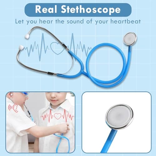 Detalle 2 de Lehoo Castle Maletín Médico para juego de rol (Doctoras y Doctores) con 36 piezas, niños desde 3 años