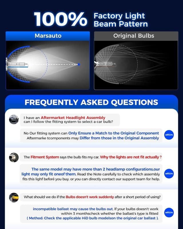 Thumbnail 3 de Marsauto D4S 6000K HID Bulbs 35W Pack of 2